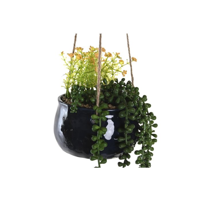 DKD Home Decor Planta Azul Marino y Dorado 15x15x70 cm (4 Unidades) 1 DKD Home Decor Planta Azul Marino y Dorado 15x15x70 cm (4 Unidades) 1