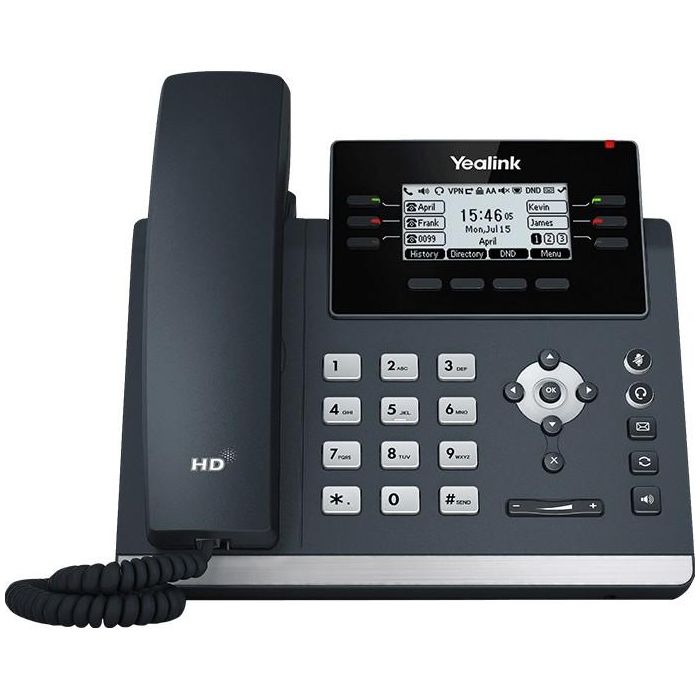 Teléfono IP Yealink SIP T42U Negro