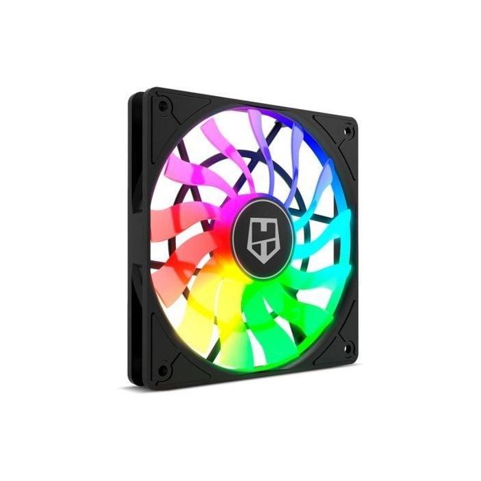 Nox NXHUMMERSLIMFAN Ventilador PC 120mm ARGB Slim Fan - Diseño Ultra Fino 15mm y Silencioso con Rodamiento Hidráulico 2