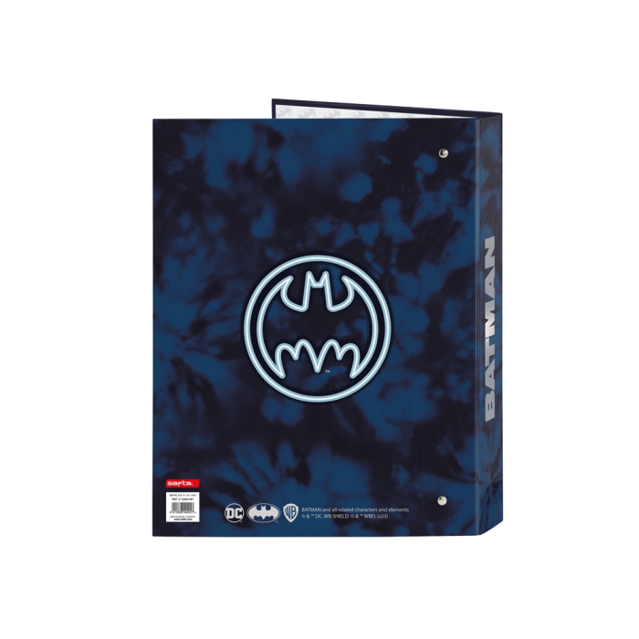 Carpeta de anillas Batman Legendary Azul marino A4 26.5 x 33 x 4 cm 1
