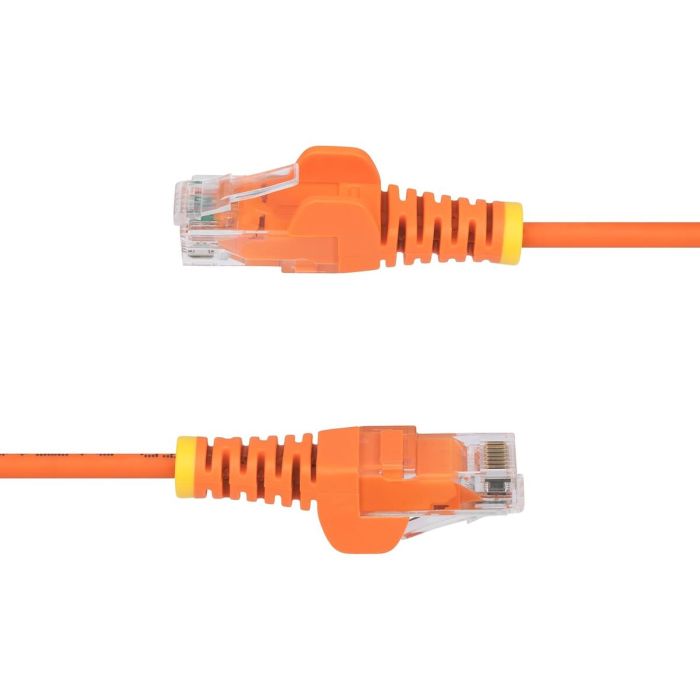 Cable RJ45 Categoría 6 FTP Rígido Startech N6PAT250CMORS Naranja 2,5 m 12