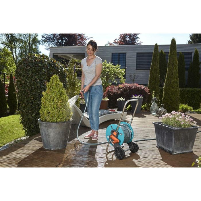 Gardena 18502-50 - Enrollador de manguera AquaRoll S con manguera 20m - Sin montar 10 Gardena 18502-50 - Enrollador de manguera AquaRoll S con manguera 20m - Sin montar 10