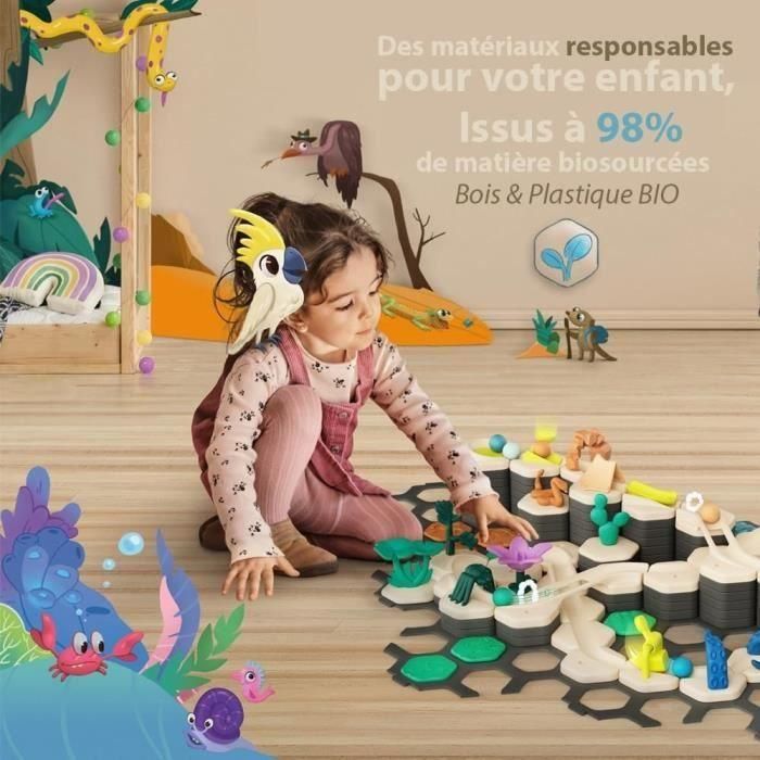Gravitrax Junior - Starter Set XXL My Planet 184 piezas - Circuito de canicas - Juego de construcción creativo - Edad 3 - Ravensburger 4