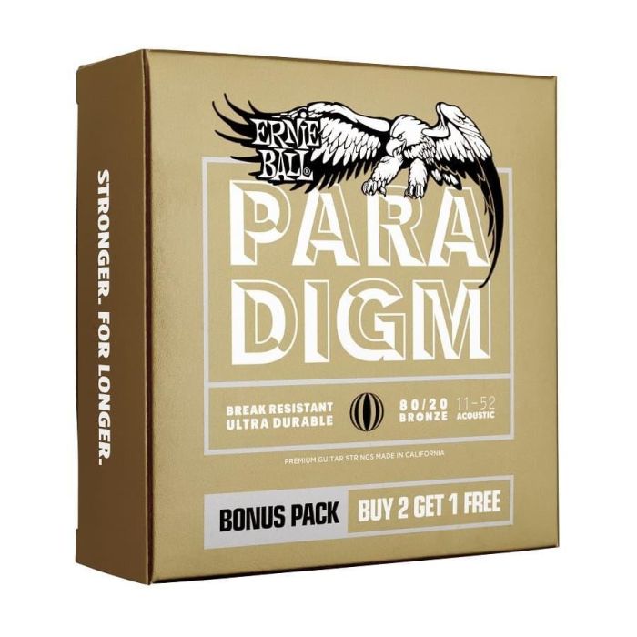 Juego Acústica Paradigm 80/20 Bronze 11-52 (Pack 2+1) 1