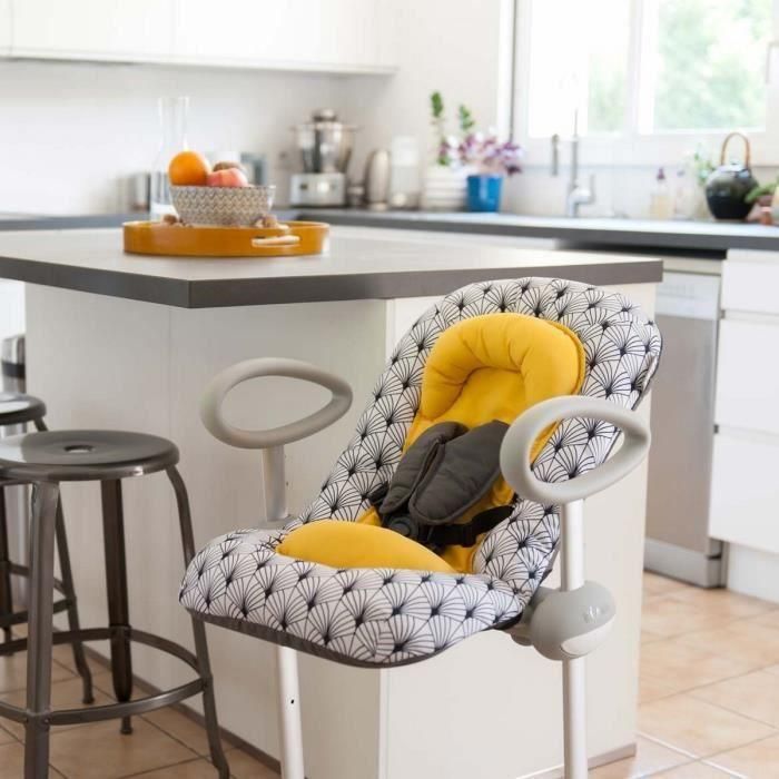 Beaba Hamaca Up&Down III Edición Especial Palmera Amarilla - Tumbona Regulable en Altura, 4 Posiciones, 3 Reclinados, Arnés 5 Puntos 2 Beaba Hamaca Up&Down III Edición Especial Palmera Amarilla - Tumbona Regulable en Altura, 4 Posiciones, 3 Reclinados, Arnés 5 Puntos 2