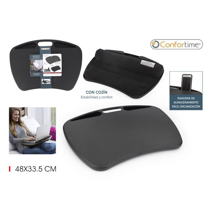 Soporte plástico portátil con cojín - Confortime (6 Unidades)