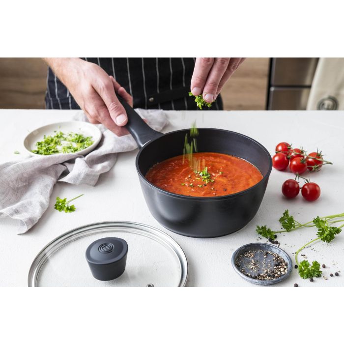 Cazo de aluminio forjado Masterchef 16 cm, grosor 2.8 mm (6 Unidades) 2 Cazo de aluminio forjado Masterchef 16 cm, grosor 2.8 mm (6 Unidades) 2