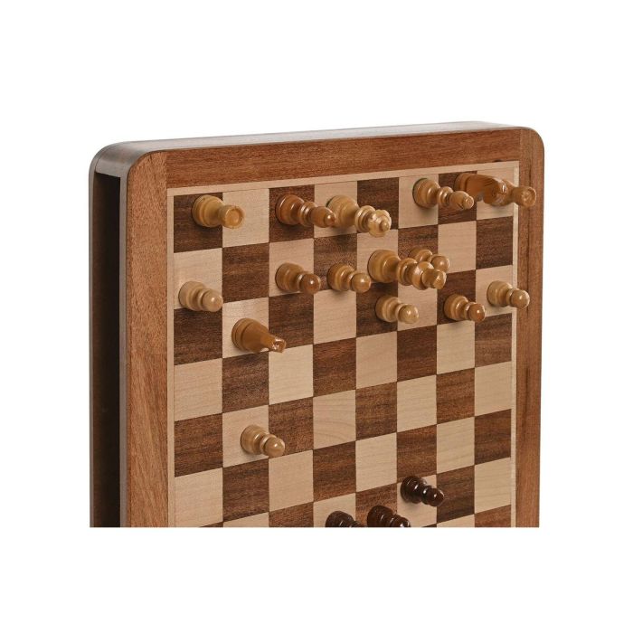 Juego Colonial DKD Home Decor Marron 25.3 x 3.7 x 25.5 cm 1