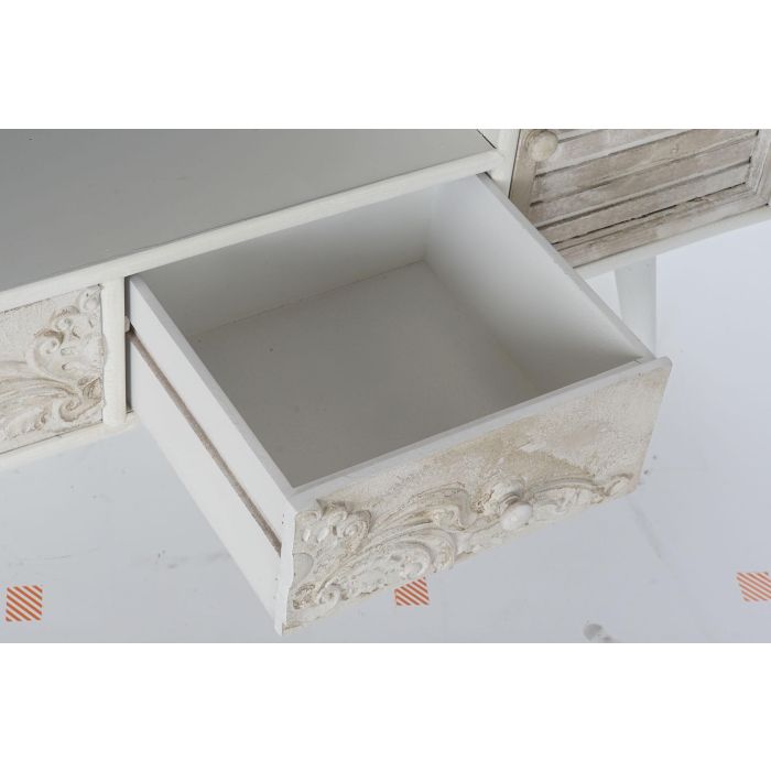 Mueble Tv Neoclasico DKD Home Decor Blanco Beige 40.5 x 52 x 136 cm 3 Mueble Tv Neoclasico DKD Home Decor Blanco Beige 40.5 x 52 x 136 cm 3