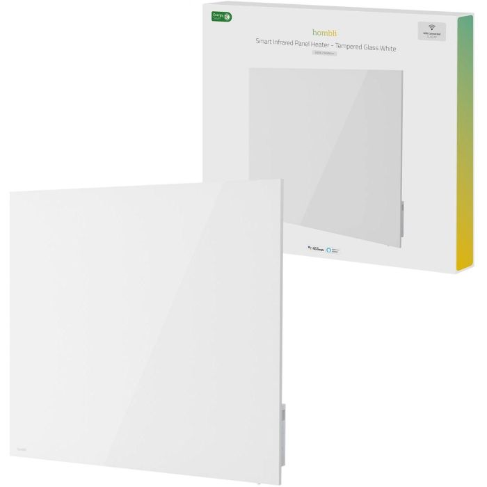 Hombli smartes Infrarot Glas Heizpanel 2024 400W weiß 5 Hombli smartes Infrarot Glas Heizpanel 2024 400W weiß 5