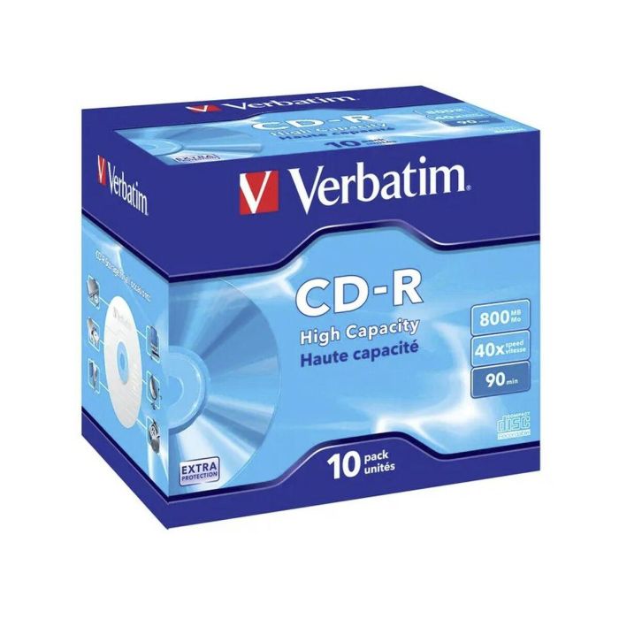 CD-R Verbatim 800 MB 40x (10 Unidades) 1