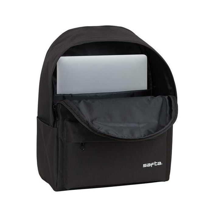 Cartera Escolar Safta Day Pack Ordenador 14,1-' Basic Negro 310x160x400 mm 4 Cartera Escolar Safta Day Pack Ordenador 14,1-' Basic Negro 310x160x400 mm 4
