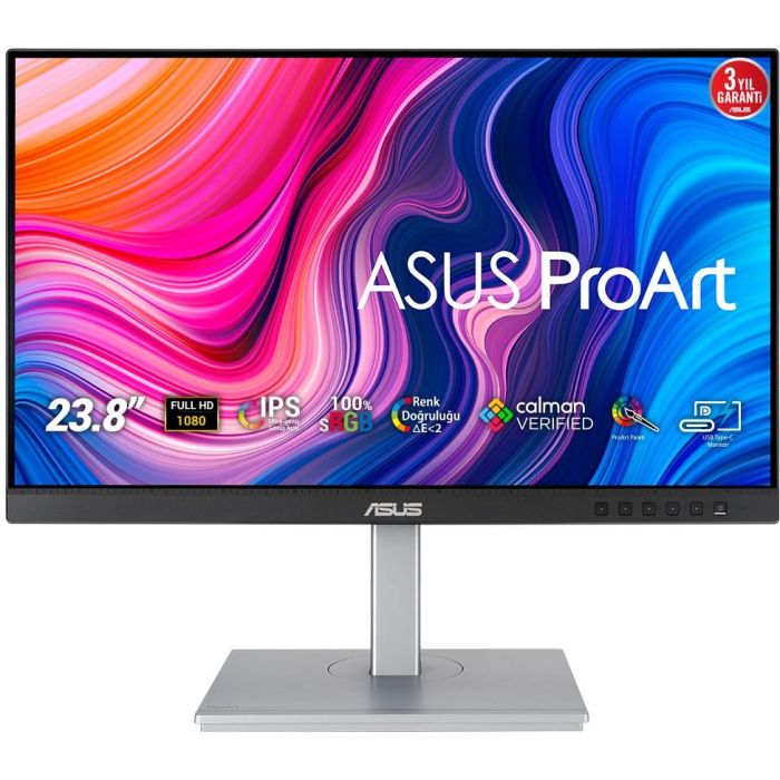 ASUS ProArt PA247CV Monitor 60.5cm (23.8") FHD IPS 1920x1080 5ms HDMI DP USB-C 65W 75Hz