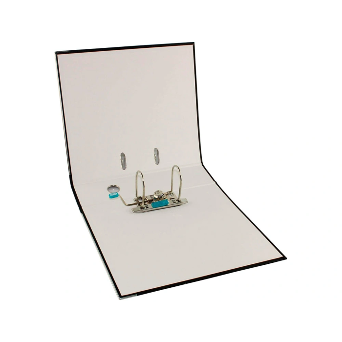 Elba Archivador Palanca A4 Cartón Forrado PP Lomo Ancho Rado Negro 3