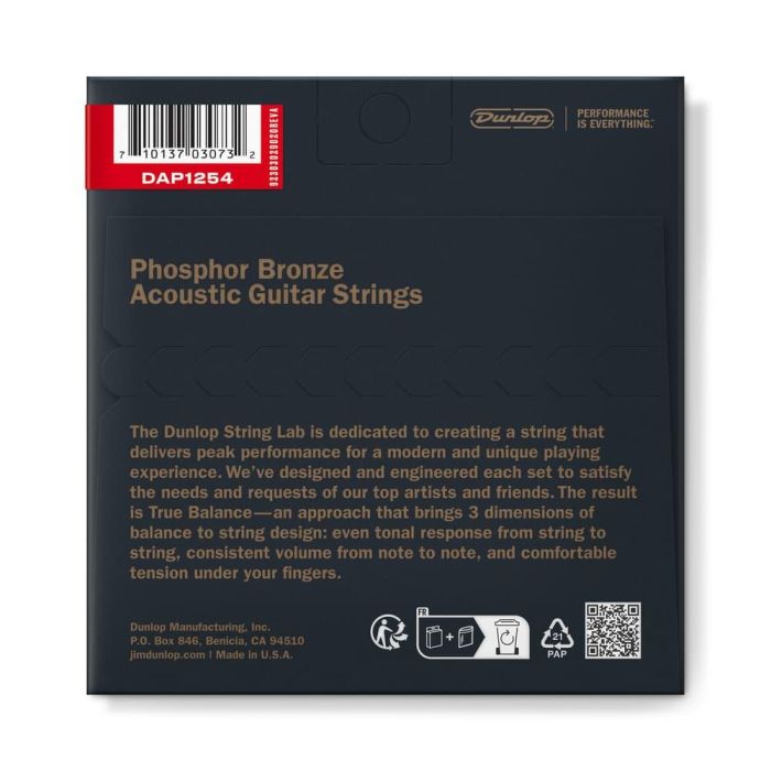 Juego Acústica Phosphor Bronze Light 12-54 1 Juego Acústica Phosphor Bronze Light 12-54 1