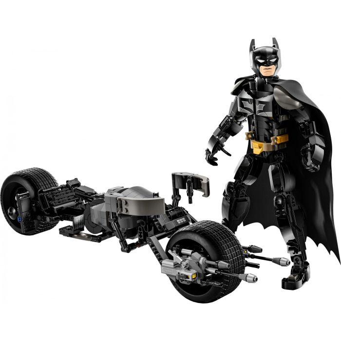 LEGO 76273 DC Batman: Minifigura de Batman y motocicleta Bat-Pod para construir 1 LEGO 76273 DC Batman: Minifigura de Batman y motocicleta Bat-Pod para construir 1