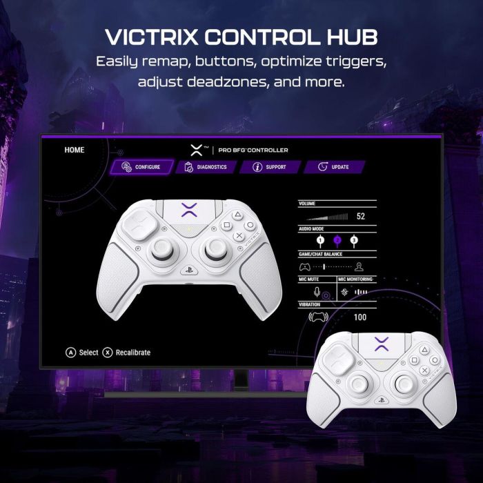 Turtle Beach Mando Modular Victrix Pro BFG Reloaded Inalámbrico Blanco 9