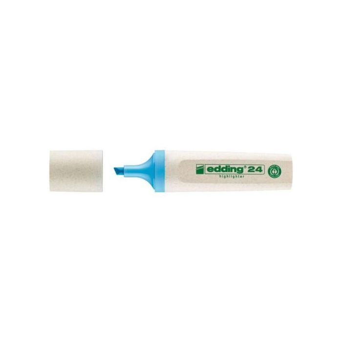 Edding 24-010 Marcador Fluorescente Ecoline 24 Color Azul Claro Recargable