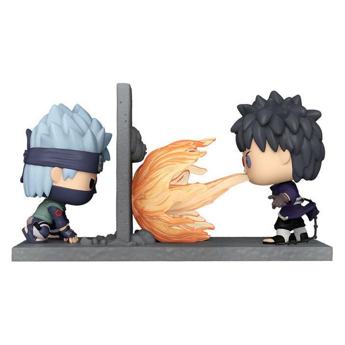 Funko Pop Moment! Naruto Shippuden Kakashi y Obito - Figura de Vinilo de 9 cm con Caja Original 1