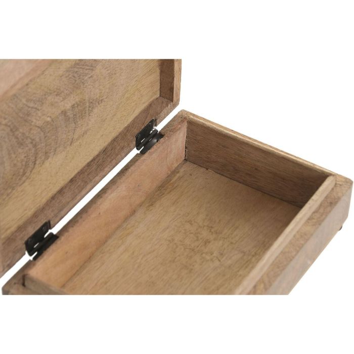 DKD Home Decor Joyero Marron Mango Astros 18 x 9 x 25.5 cm Set de 2 4