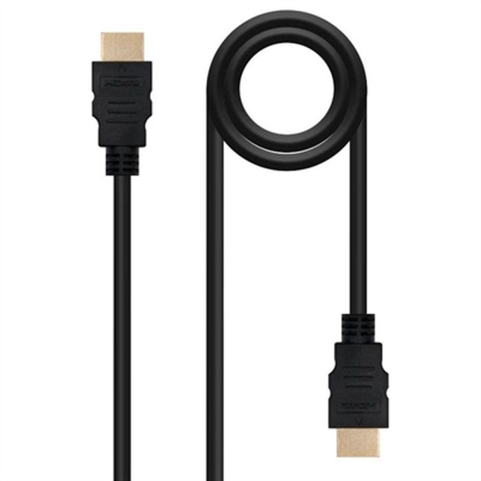 Nanocable 10.15.1710 Cable HDMI 1.4 Alta Velocidad con Ethernet 4K 3D Full HD Macho-Macho 10m Negro