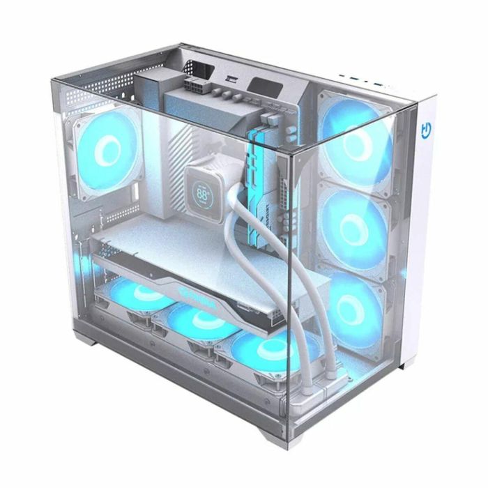 Hiditec CHA010057 Caja PC ATX Gaming Sky Blanca con Doble Cristal Templado, USB 3.1 Type-C y Soporte para Tarjetas Gráficas de hasta 400 mm 15 Hiditec CHA010057 Caja PC ATX Gaming Sky Blanca con Doble Cristal Templado, USB 3.1 Type-C y Soporte para Tarjetas Gráficas de hasta 400 mm 15