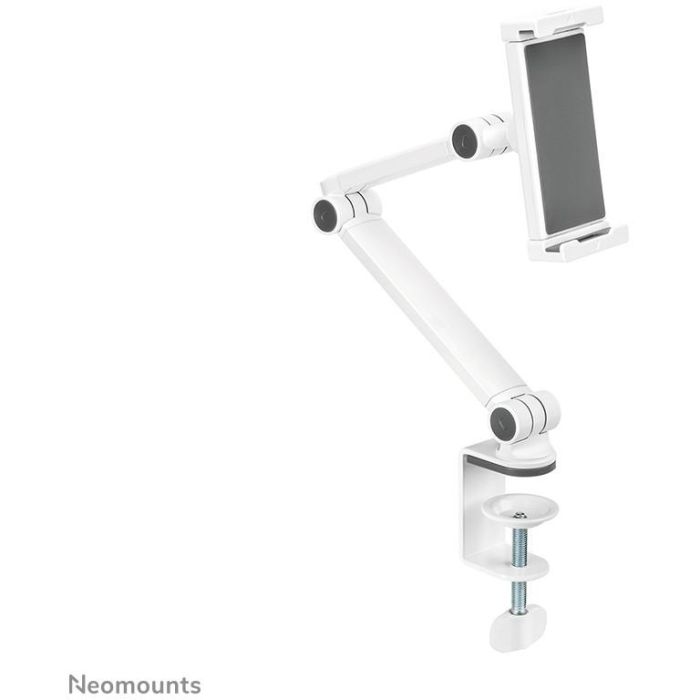 Neomounts DS15-545WH1 Soporte de tablet universal con movimiento completo y abrazadera de escritorio para tablets de 4.7"-12.9", blanco 5