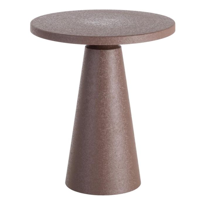 Mesita Marrón Acero 50,50 X 50,50 X 61 cm