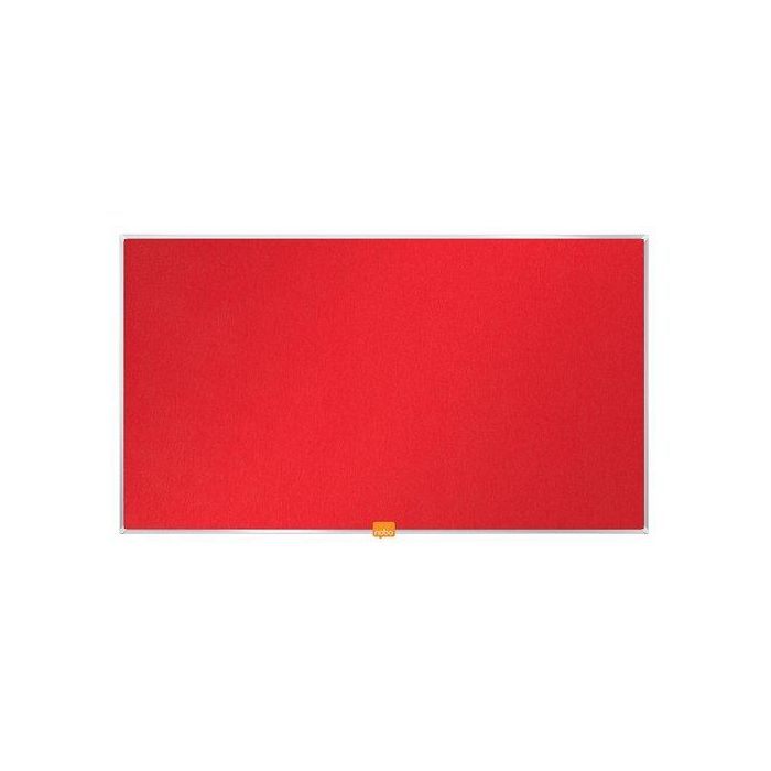 Tablero Fieltro Nobo Panoramica 32 (720X410 Mm) Rojo Brillante