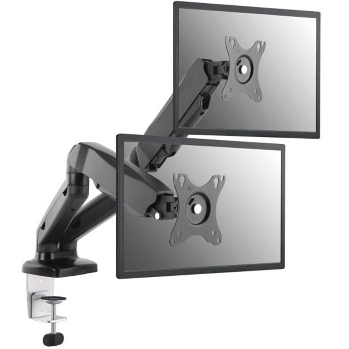 Equip Soporte de Monitor Doble para Pantallas 17 a 32 Pulgadas, Capacidad 9kg, VESA 100x100, con Montaje en Ojal o Abrazadera