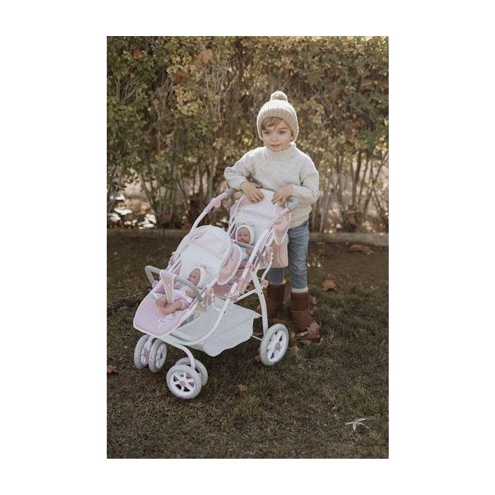 Muñecas Arias Coche Gemelar Universe 45x70x73 cm con Bolso 15