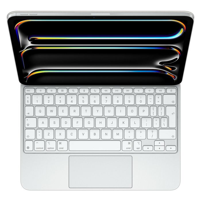 Apple Magic Keyboard para iPad Pro 11 (M4) Teclado QWERTY Inglés Trackpad Blanco