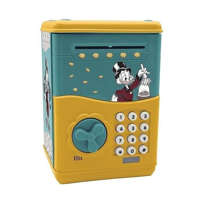 Lexibook JG150SC Hucha Electrónica Disney Scrooge con Código Personalizado y Efectos de Sonido, Ideal para Niños +3 Años 0 Lexibook JG150SC Hucha Electrónica Disney Scrooge con Código Personalizado y Efectos de Sonido, Ideal para Niños +3 Años 0