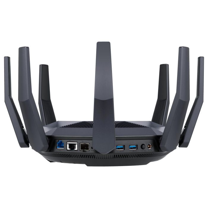 ASUS RT-AX89X Router WiFi 6 AX6000 Dual Band Negro 8 Antenas 2.4GHz 5GHz Ethernet MU-MIMO Mesh 2 Puertos USB 3.0 5