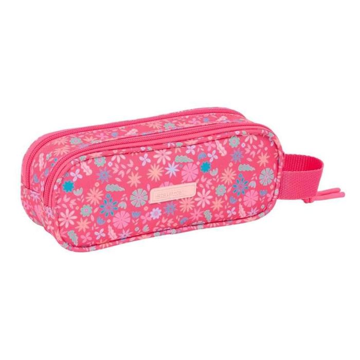 Safta Bolso Escolar Portatodo con Dos Cremalleras Safta Feeling - 80x60x210 mm 1
