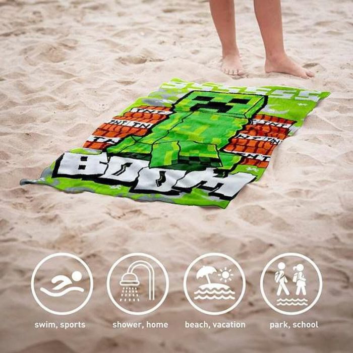 Toalla de Playa Minecraft Poliéster 1 Toalla de Playa Minecraft Poliéster 1