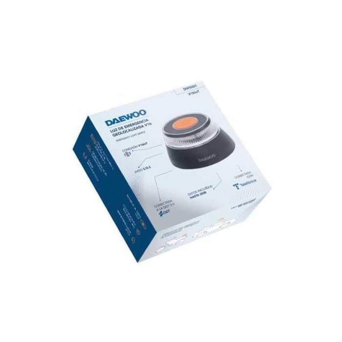 Luz baliza de emergencia para coche Daewoo DW5001 V16/ Homologada/ Base Imantada/ Geolocalizable/ Funciona a Pilas 2 Luz baliza de emergencia para coche Daewoo DW5001 V16/ Homologada/ Base Imantada/ Geolocalizable/ Funciona a Pilas 2