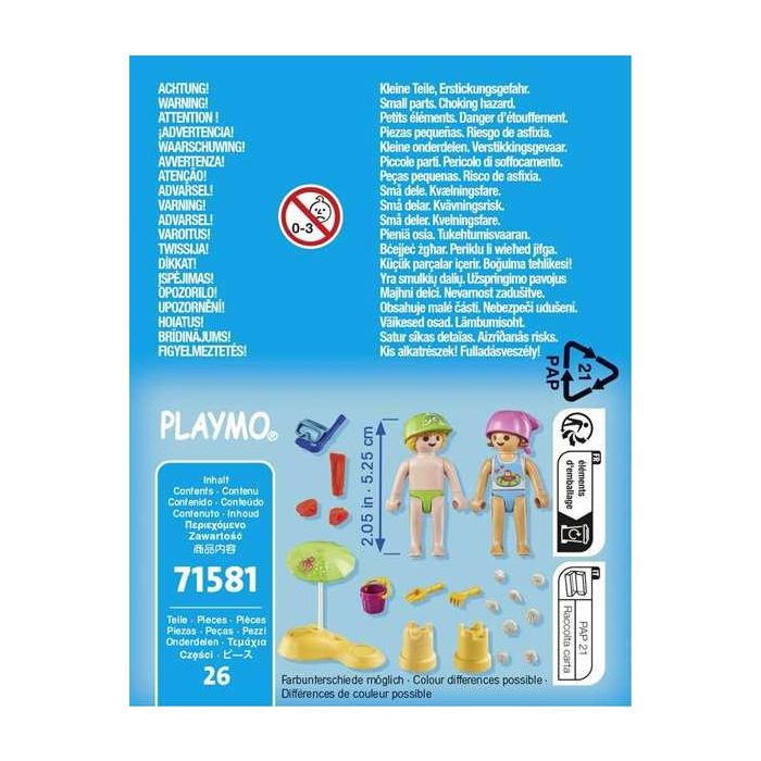 Figura niños con castillo de arena playmobil special plus 3 Figura niños con castillo de arena playmobil special plus 3