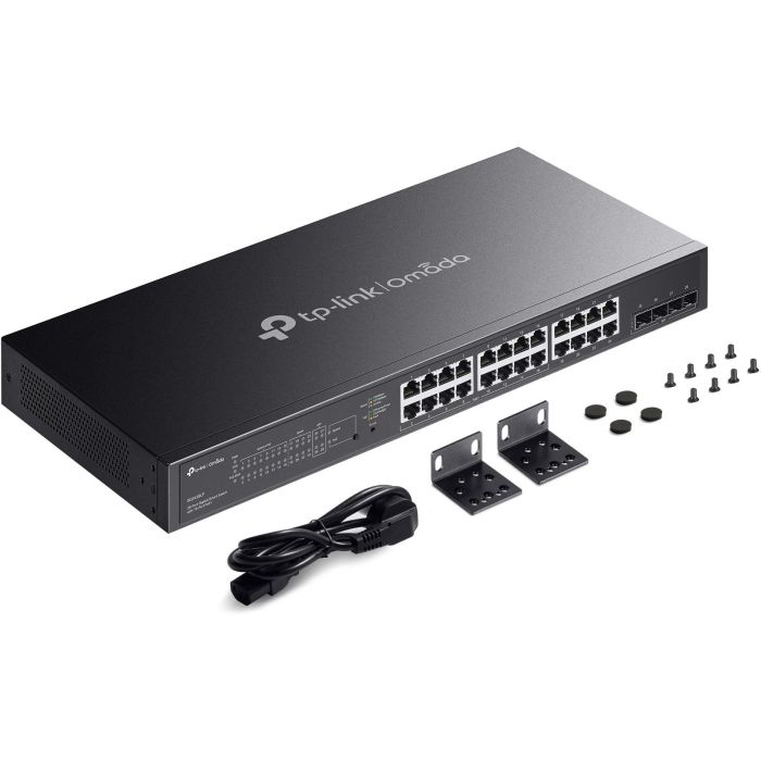 TP-Link SG2428LP Switch Omada Gestionado L2/L2+ 24 Puertos Gigabit Ethernet PoE+ con 4 SFP Montaje en Rack 5 TP-Link SG2428LP Switch Omada Gestionado L2/L2+ 24 Puertos Gigabit Ethernet PoE+ con 4 SFP Montaje en Rack 5