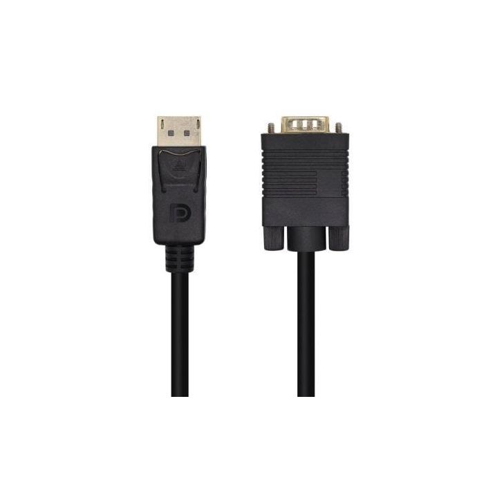AISENS - CABLE CONVERSOR DISPLAYPORT A VGA, DP/M-VGA/M, NEGRO, 3.0M AISENS - CABLE CONVERSOR DISPLAYPORT A VGA, DP/M-VGA/M, NEGRO, 3.0M