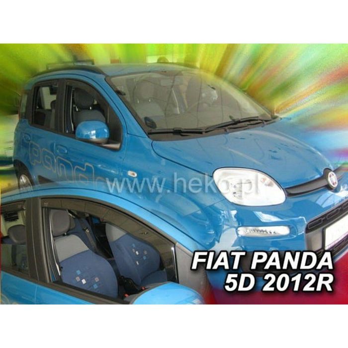 Heko HO15167 Deflectores de Ventanilla Frontales para Fiat Panda III 5D 2012 - Plexiglás Humo Transparente, Ancho 7.5cm, Calidad Premium 1 Heko HO15167 Deflectores de Ventanilla Frontales para Fiat Panda III 5D 2012 - Plexiglás Humo Transparente, Ancho 7.5cm, Calidad Premium 1
