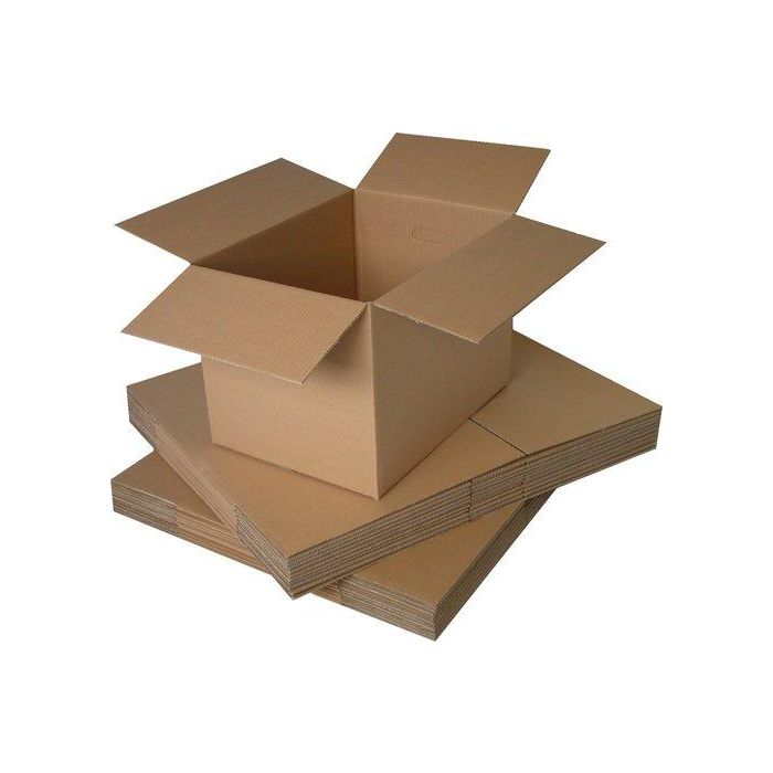 Caja De Embalar Anonima 500X400X400 Doble 8 Mm. Marron (Set de 5)