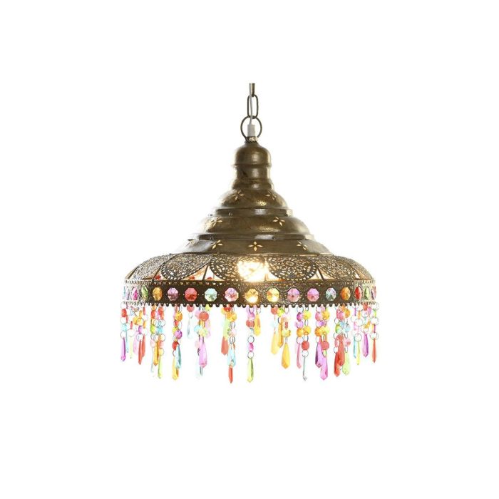 Lampara Techo Arabe DKD Home Decor Dorado Multicolor 37 x 38 x 37 cm 2 Lampara Techo Arabe DKD Home Decor Dorado Multicolor 37 x 38 x 37 cm 2
