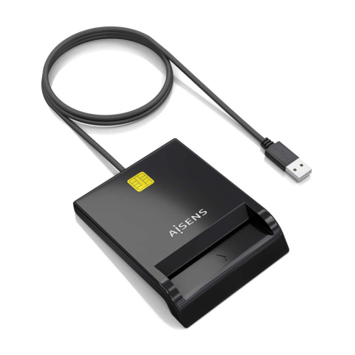 Lector de DNI y Tarjetas Aisens ASCR-SN06-BK/ Negro Lector de DNI y Tarjetas Aisens ASCR-SN06-BK/ Negro