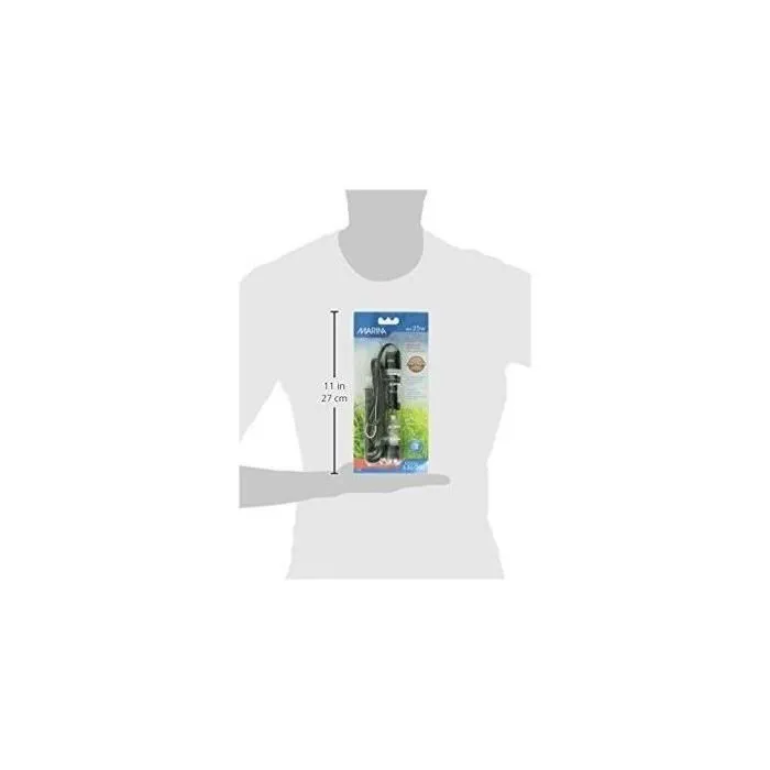 Marina Calentador de Acuario Sumergible 25W para Acuarios de Agua Dulce y Salada hasta 20L 2 Marina Calentador de Acuario Sumergible 25W para Acuarios de Agua Dulce y Salada hasta 20L 2