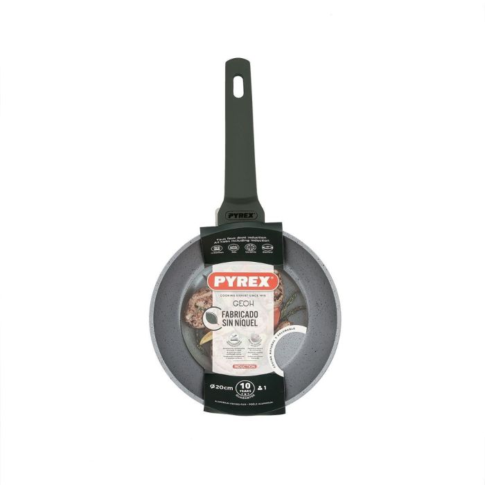 Pyrex Geoh Sartén Antiadherente 4 Capas Aluminio Forjado 20 cm Apta Inducción Mango Soft Touch Negro Garantía 10 Años 4 Pyrex Geoh Sartén Antiadherente 4 Capas Aluminio Forjado 20 cm Apta Inducción Mango Soft Touch Negro Garantía 10 Años 4