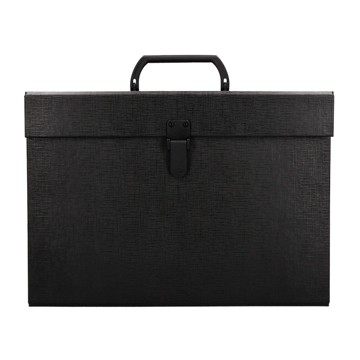 Liderpapel Maletín con fuelle y asa, cartón forrado, 19 departamentos, 255x390x120 mm, colores surtidos 2 Liderpapel Maletín con fuelle y asa, cartón forrado, 19 departamentos, 255x390x120 mm, colores surtidos 2