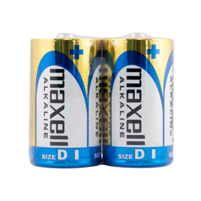 Maxell Pila Alcalina 1.5v Tipo D LR20 Blister de 2 Unidades 4