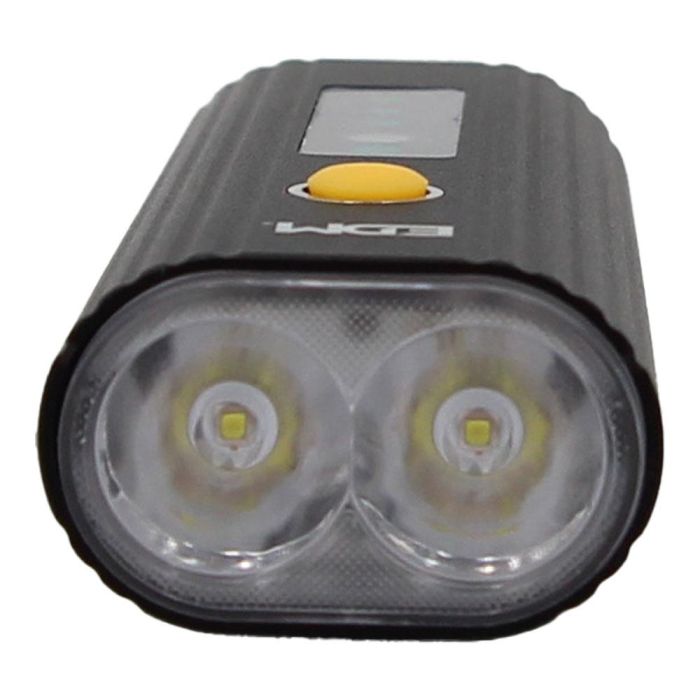Edm Luz LED Delantera para Bicicleta 600 lm, Sensor Crepuscular, 5 Modos, Batería Recargable 4000 mAh, USB-C 1 Edm Luz LED Delantera para Bicicleta 600 lm, Sensor Crepuscular, 5 Modos, Batería Recargable 4000 mAh, USB-C 1