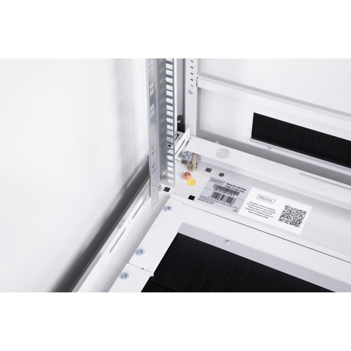 DIGITUS Netzwerkschrank Unique 26HE 1342x600x800mm grau (Speditionsversand) 9